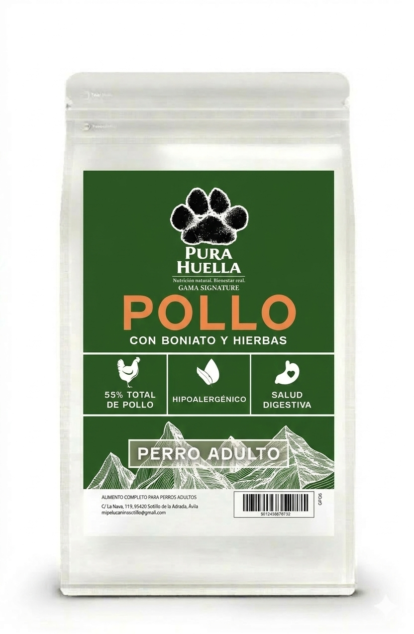 POLLO CON BONIATO Y HIERVAS